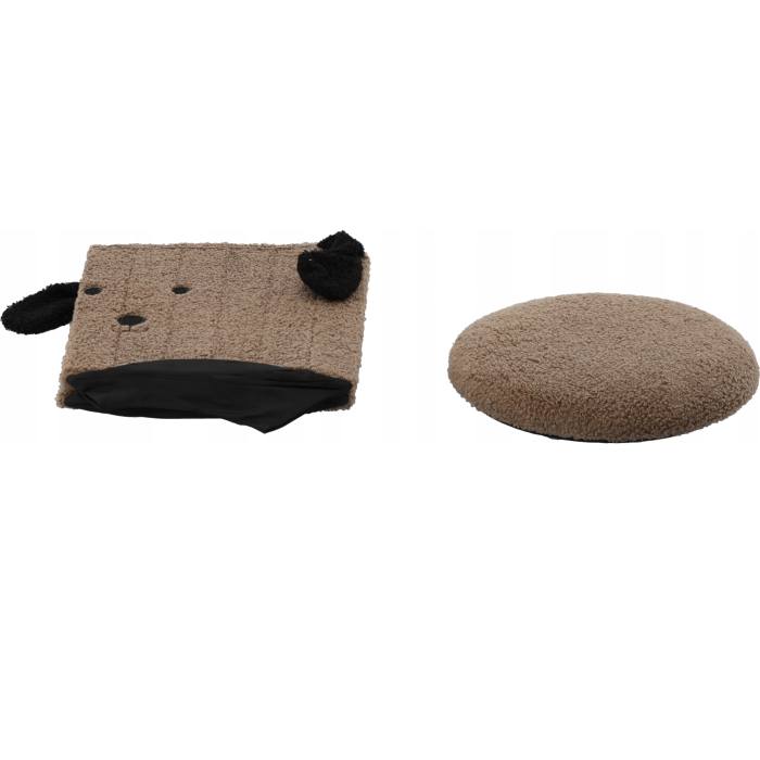 Taburet pentru copii, pliabil cu spatiu depozitare, 80kg, 28×34 cm, maro [2]