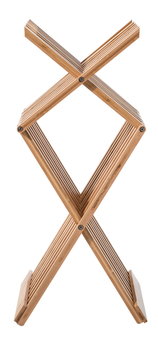 Taburet pliabil 5Five din bambus, 40x32x45 cm, maro caramel [7]