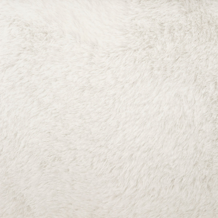 Taburet pliabil Atmosphera Ezzio cu spatiu depozitare, 38x38x38 cm, blana artificiala, alb [3]