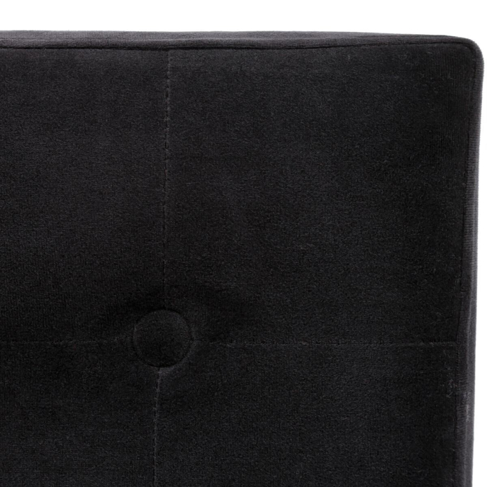 Taburet pliabil Atmosphera Lysandre cu spatiu de depozitare, 38x38x38 cm, negru [2]