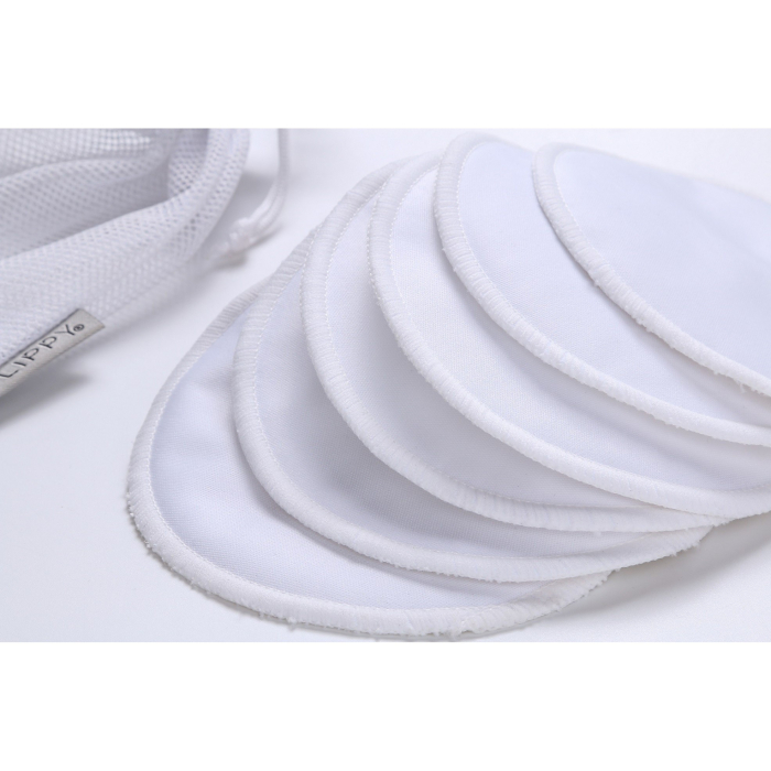 Tampoane pentru sani reutilizabile, , saculet cu snur inclus, 6 bucati [6]