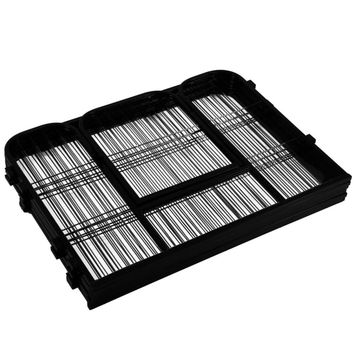 Tarc pentru animale de companie, din fier, forma configurabila, cu usa de acces, 3XL, 165x80x60cm, negru [14]