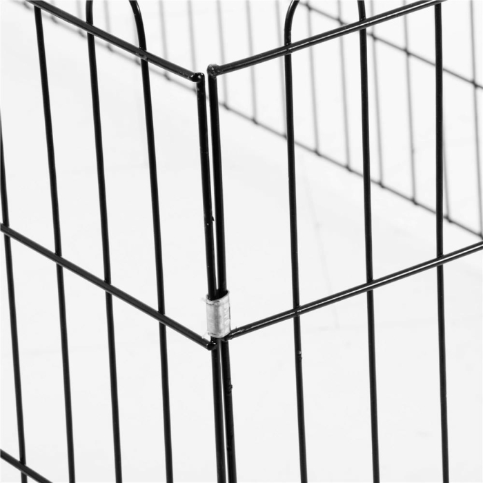 Tarc pentru animale de companie, din fier, forma configurabila, cu usa de acces, 3XL, 165x85x73cm, negru [7]