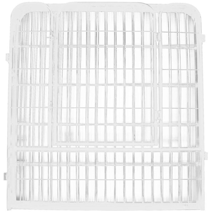 Tarc pentru animale de companie, din fier, forma configurabila, cu usa de acces, 4XL, 184x100x93cm, alb [15]