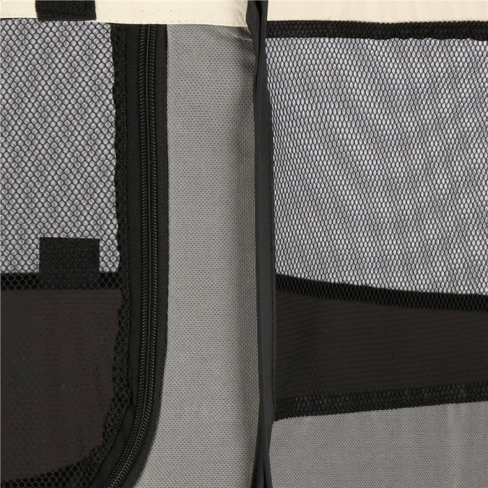 Tarc pliabil pentru animale de companie, diametru 91cm, gri crem [11]