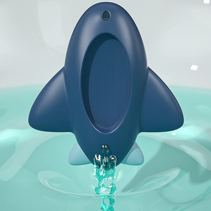 Termometru pentru Baie, , Plutitor, Rezistent la apa, Multifunctional, Model Avion, 11x10x4 cm, Albastru [4]