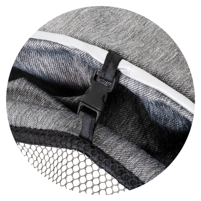 Tricicleta 3in1 105x52x94 cm, sezut rotativ 360°, roti fara aer, copertina reglabila, gri [13]