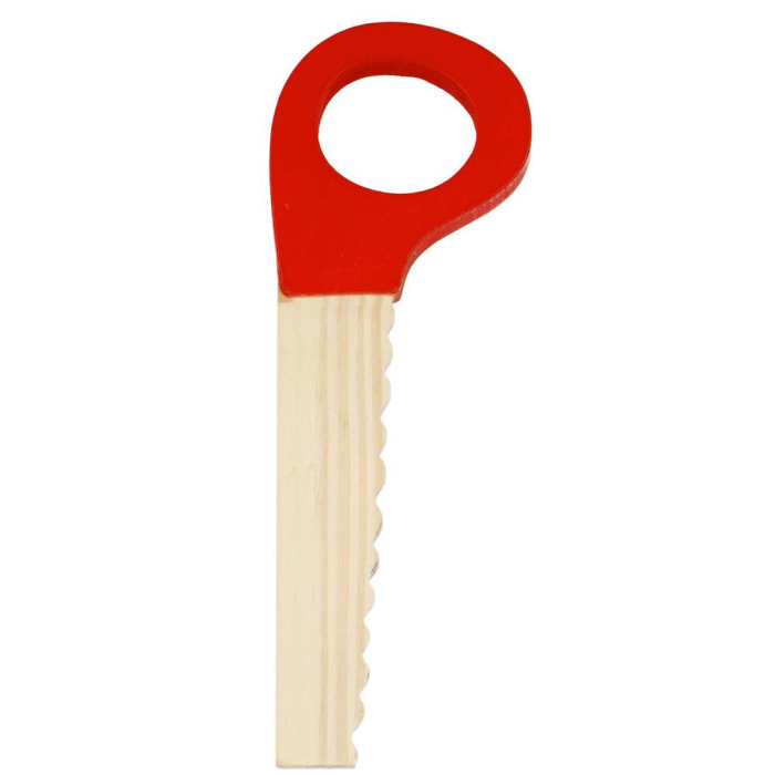 Trusa de unelte pliabila pentru copii din lemn natural , 26 unelte si accesorii [12]