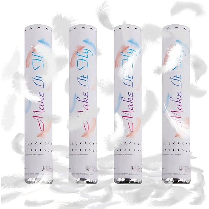 Tub de Confetti, , Model Pene, 27 cm, Make It Fly, Alb [9]