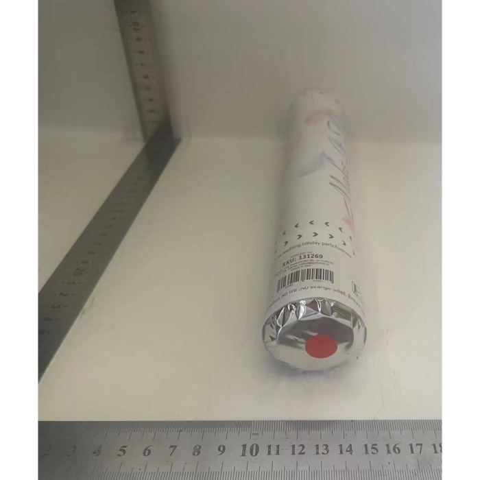 Tub de Confetti, , Model Pene, 27 cm, Make It Fly, Rosu [7]