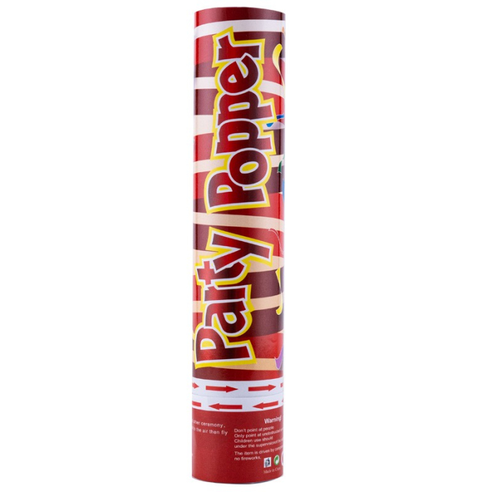 Tub de Confetti, , Party Popper, 20x5 cm, Confetii Panglici din Plastic, Multicolor [4]