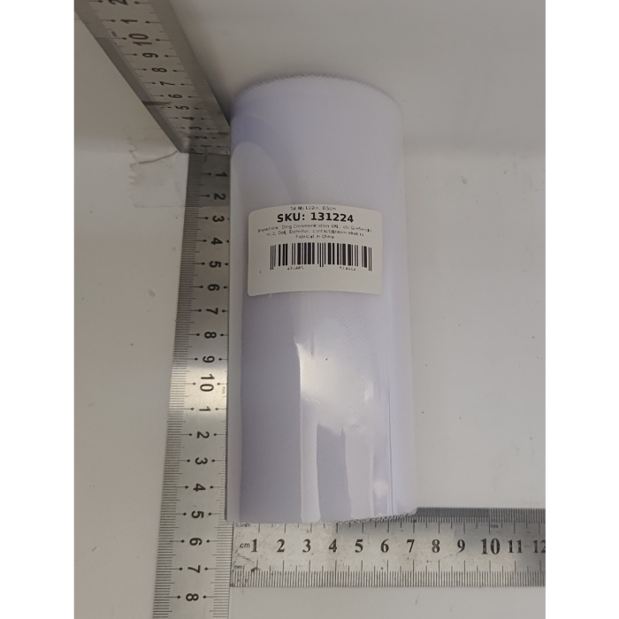 Tul Decorativ, , 15 cm Latime, 22 cm Lungime, din Poliester, Alb [2]