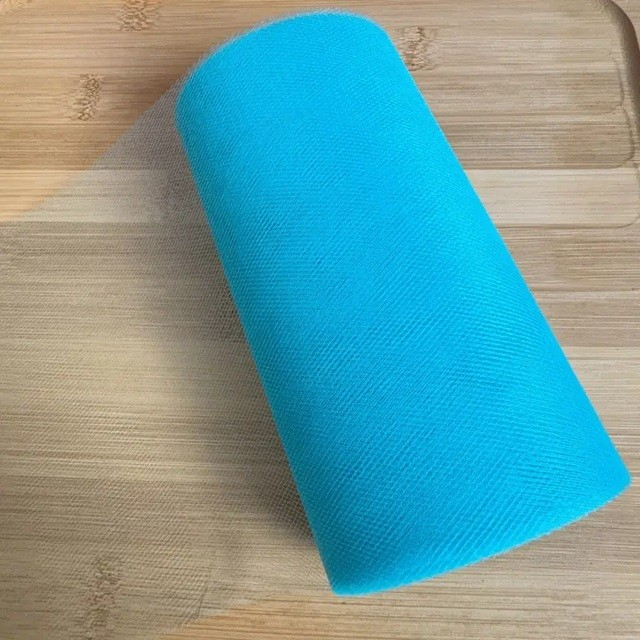 Tul Decorativ, , 15 cm Latime, 22 cm Lungime, din Poliester, Albastru [5]