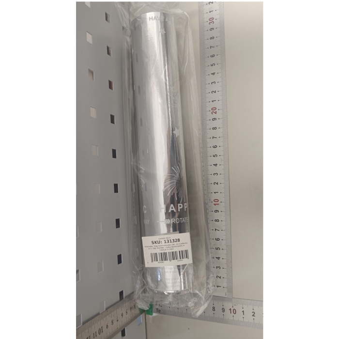 Tun Confetti Petrecere, , Lungime 30 cm, Argintiu [2]