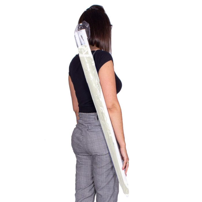 Umbrela de plaja pliabila cu inclinare reglabila, diametru 160 cm, bej [20]