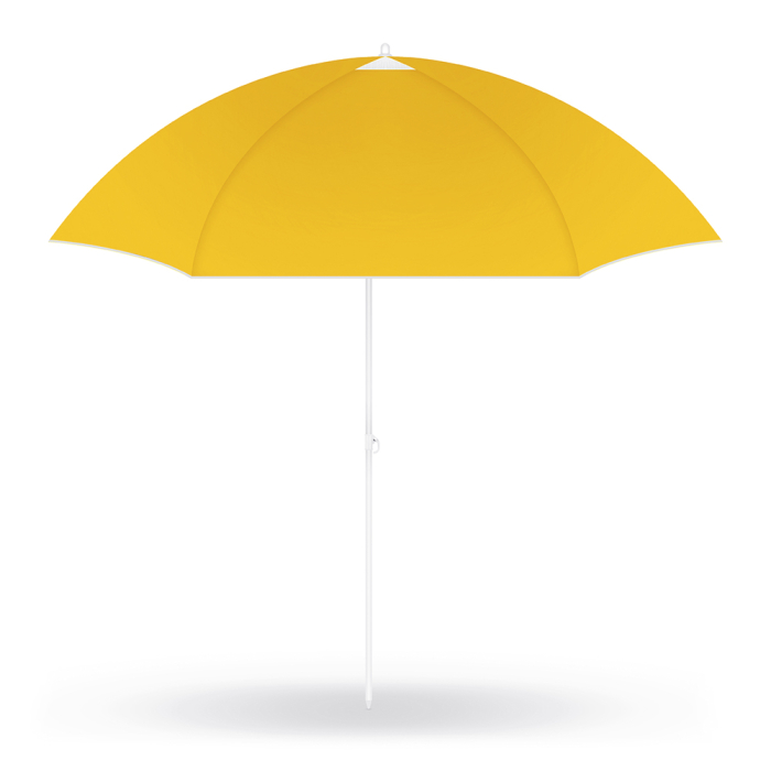Umbrela de plaja pliabila cu protectie UV si inaltime reglabila, diametru 150 cm, galben [1]