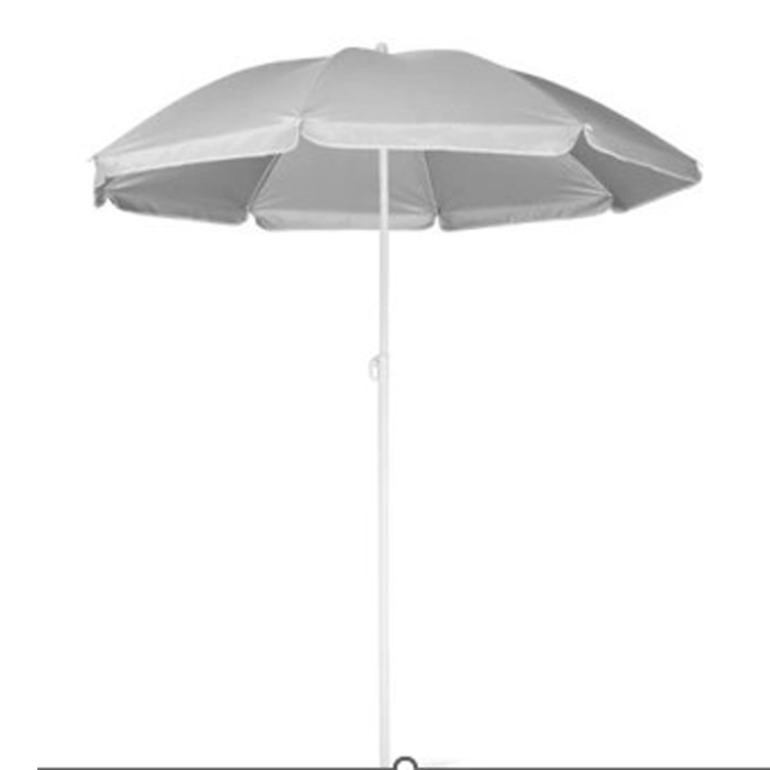 Umbrela de plaja pliabila cu protectie UV si inaltime reglabila, diametru 150 cm, gri [1]