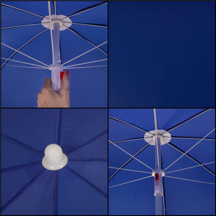 Umbrela de plaja pliabila, Sersimo BU022, 180cm, bleumarin [14]