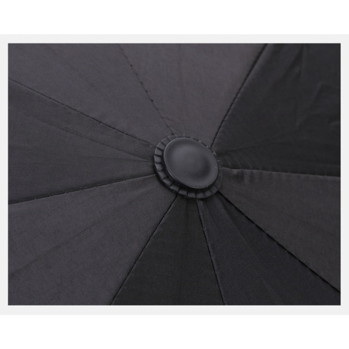 Umbrela, , Protectie UV Soare, Protectie Ploaie, Pliabila, din Vinil si Otel, 96 x 67 cm, Negru [3]