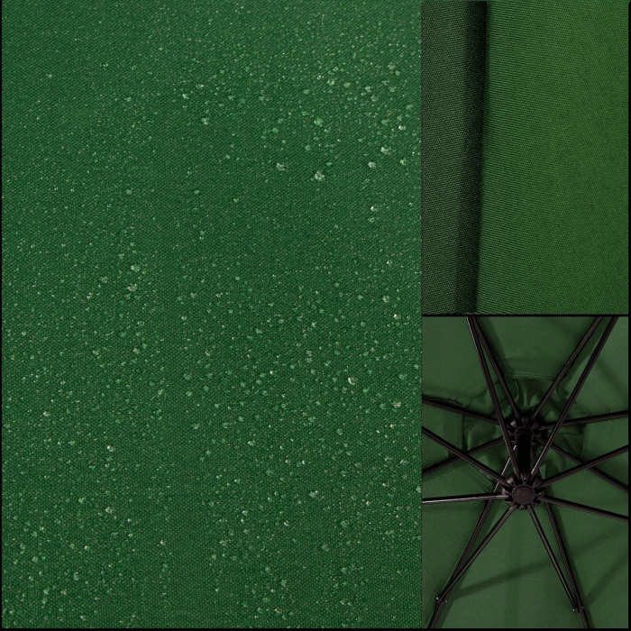 Umbrela terasa gradina, cu manivela, diametru 400cm, Verde [8]