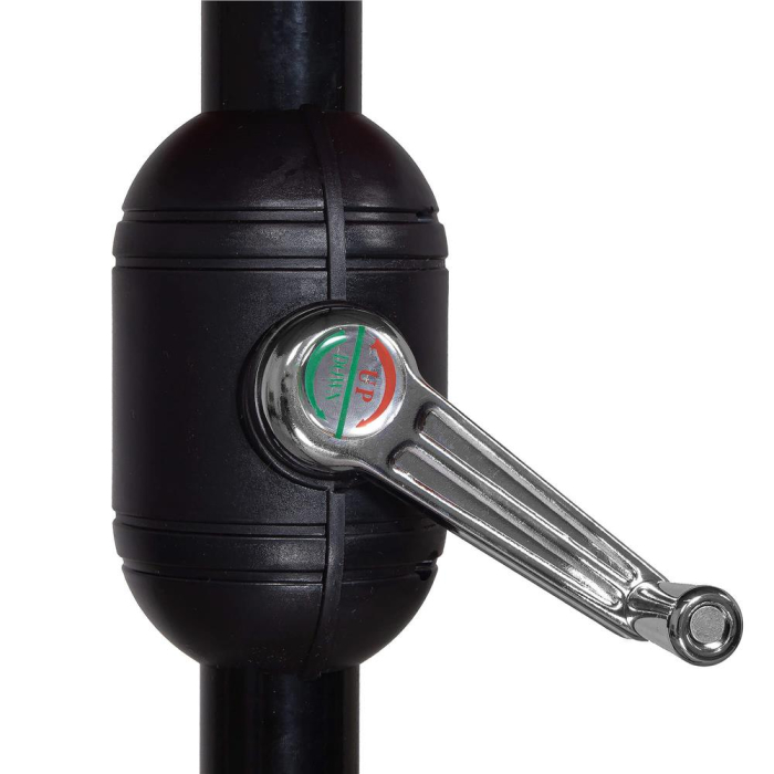 Umbrela terasa gradina, cu manivela si inclinare, diametru 300cm, Albastru [11]