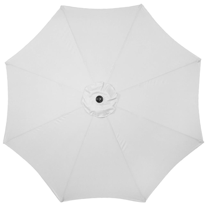 Umbrela terasa gradina, cu manivela si inclinare, diametru 300cm, Gri deschis [15]