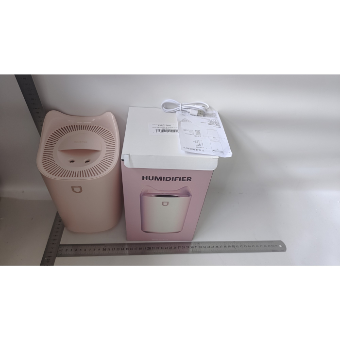 Umidificator cu duza dubla, , de capacitate mare 3L, roz [7]