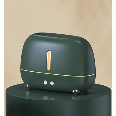 Umidificator de tip flacara, , cu aromaterapie, 7 culori, 250 ml, verde [4]