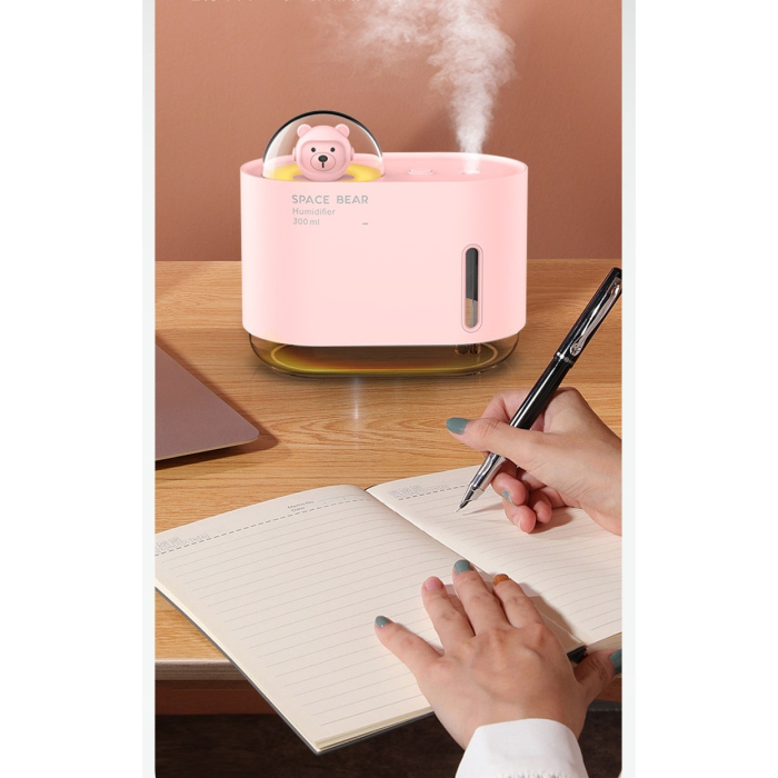 Umidificator Urs Spatial, , 300 ml, roz [2]