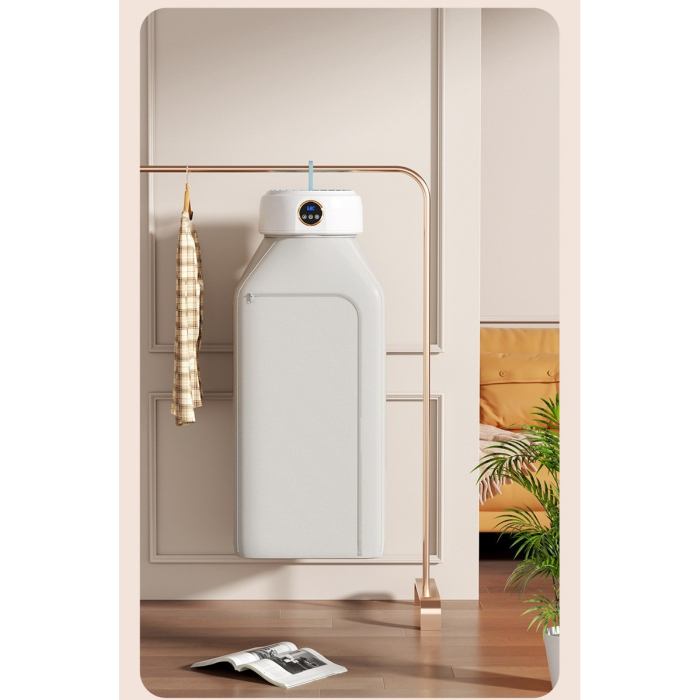 Uscator de Rufe, , Portabil, Pliabil, Silentios, Reglabil, Temporizator, 26.5 x 11 cm, Alb [2]