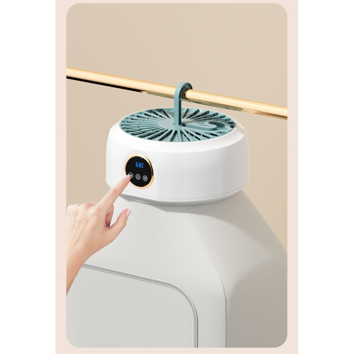 Uscator de Rufe, , Portabil, Pliabil, Silentios, Reglabil, Temporizator, 26.5 x 11 cm, Alb [3]