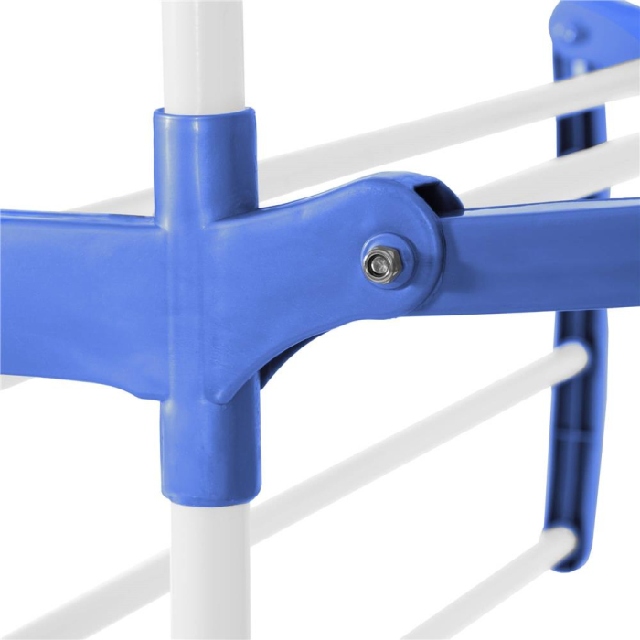 Uscator vertical pentru rufe, mobil si pliabil, cu doua umerase, 75x57x170cm, sarcina 15kg [17]