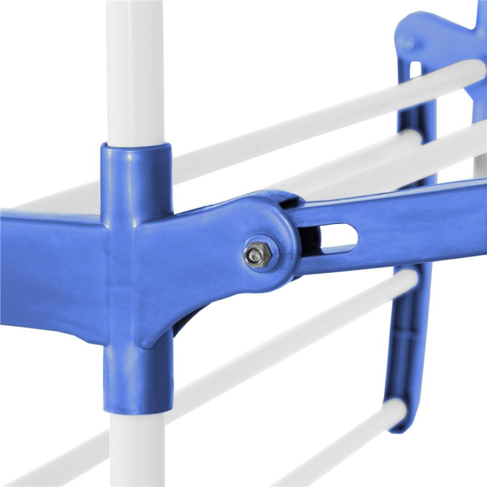 Uscator vertical pentru rufe, mobil si pliabil, cu doua umerase, 75x57x170cm, sarcina 15kg [18]