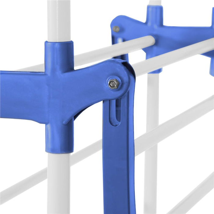 Uscator vertical pentru rufe, mobil si pliabil, cu doua umerase, 75x57x170cm, sarcina 15kg [19]