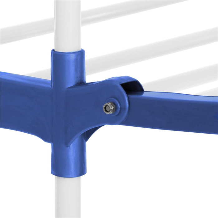 Uscator vertical pentru rufe, mobil si pliabil, cu doua umerase, 75x57x170cm, sarcina 15kg [14]