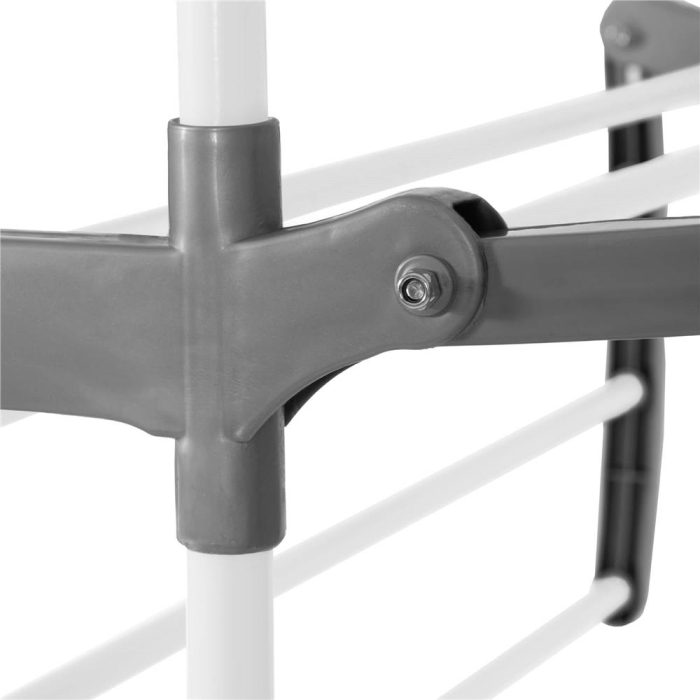 Uscator vertical pentru rufe, mobil si pliabil, cu doua umerase, 75x57x170cm, sarcina 20kg [7]