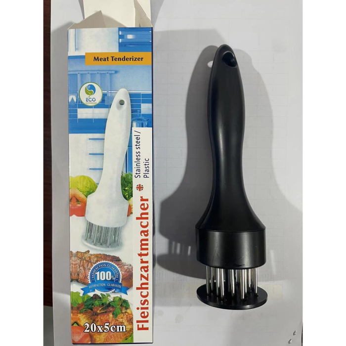 Ustensila pentru fragezit carnea, cu 21 de tije ascutite din inox 304, 20 cm, negru [5]