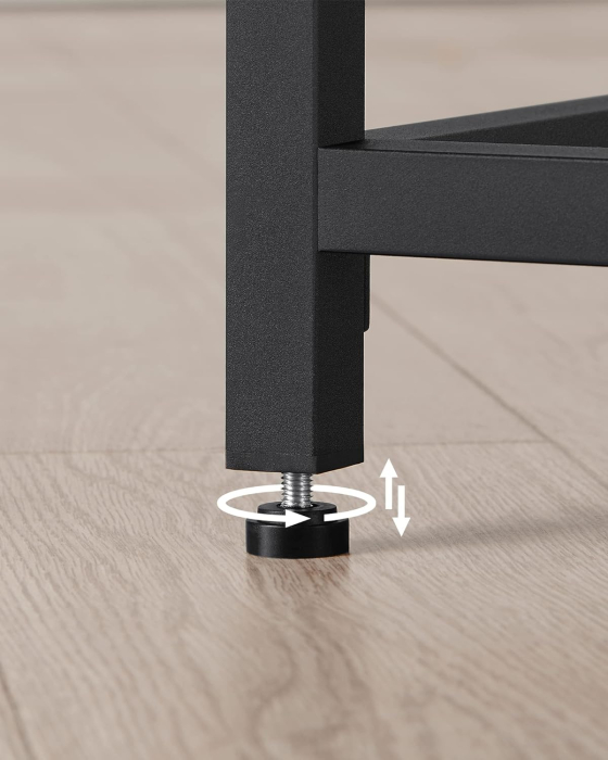 VASAGLE Birou cu cadru din otel, 50x100x75cm, industrial, negru [7]