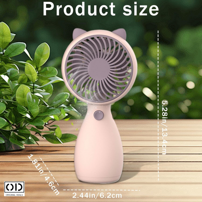 Ventilator portabil Ventilator de birou ventilator cu baterii Ventilator portabil cu acumulator Aer conditionat Montaj aer conditionat Evantai Pliabil Evantai doamne femei Evantai metalic [2]