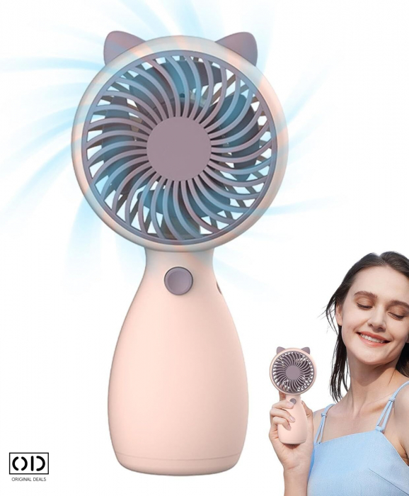 Ventilator portabil Ventilator de birou ventilator cu baterii Ventilator portabil cu acumulator Aer conditionat Montaj aer conditionat Evantai Pliabil Evantai doamne femei Evantai metalic [10]