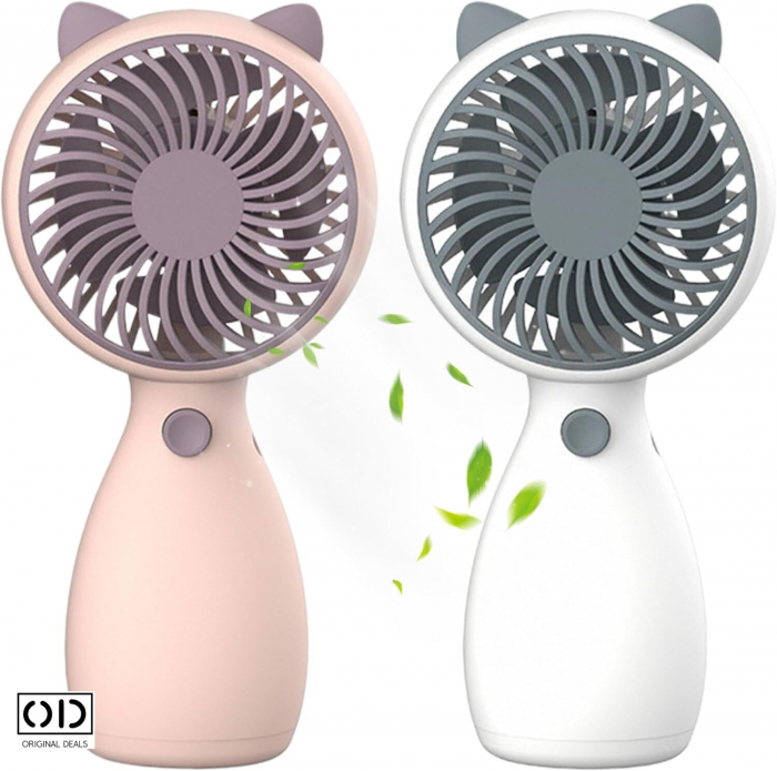 Ventilator portabil Ventilator de birou ventilator cu baterii Ventilator portabil cu acumulator Aer conditionat Montaj aer conditionat Evantai Pliabil Evantai doamne femei Evantai metalic [4]