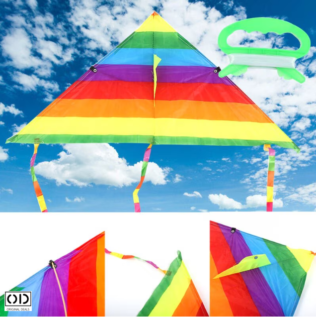 * zmeu zburator copii * zmeu curcubeu * zmeu aripi 120 cm * zmeu PVC textil * zmeu cu ata inclusa  ---  ### [1]