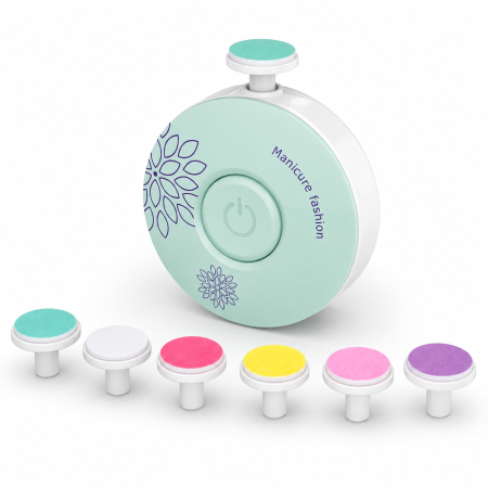 Set Pila Electrica pentru Bebelusi si Copii, 6 Accesorii, USB, LED, Verde - ORIGINAL DEALS [8]