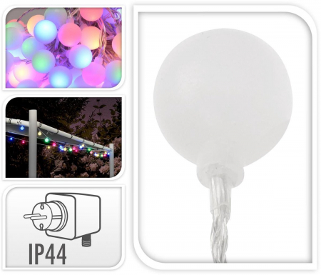 Instalatie Ghirlanda cu 20 de Becuri LED Color, cu Baterii [3]
