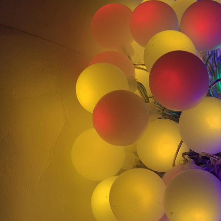 Instalatie Ghirlanda cu 20 de Becuri LED Color, cu Baterii [4]