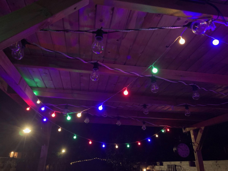 Instalatie Ghirlanda cu 20 de Becuri LED Color, cu Baterii [1]