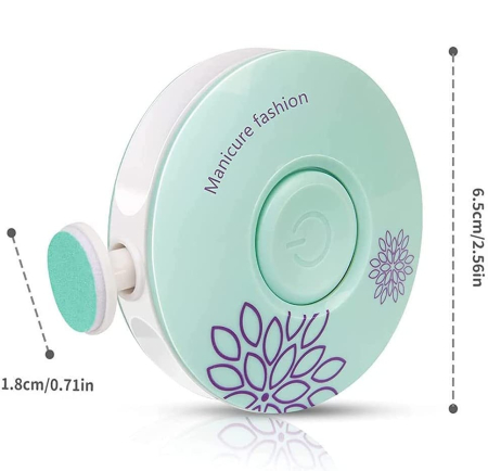 Set Pila Electrica pentru Bebelusi si Copii, 6 Accesorii, USB, LED, Verde - ORIGINAL DEALS [7]
