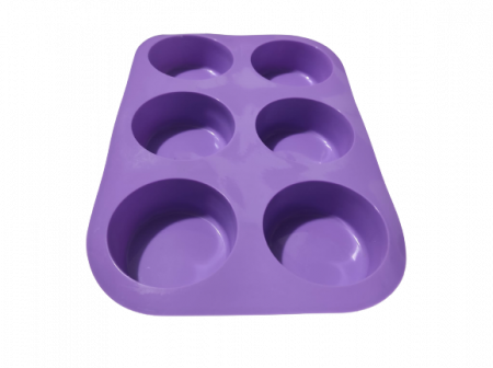 Forma pentru Briose si Prajituri din Silicon Non-Stick, Mov, Calitate Premium [1]