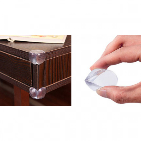 Set 4 Aparatori pentru Colturi cu Protectie Ridicata pentru Copii, din Silicon [2]