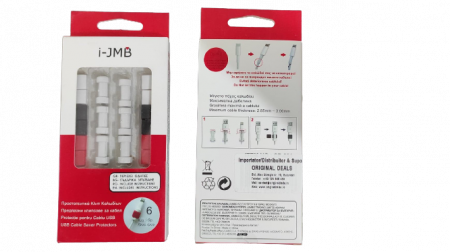 Set 6 Clipsuri pentru Protectie Antirupere Cabluri, Premium, Multicolor [1]